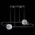 Selene 65"W Pendant
