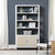 3 Shelf 2 Door Bookcase_Accent Cabinet (CVFDR1003)
