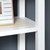 3 Shelf 2 Door Bookcase_Accent Cabinet (CVFDR1003)