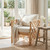 Upholstered Accent Arm Chair (CVFDR1354)