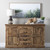 5 Drawer 2 Door Media Credenza_Sideboard