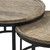 2 Piece Round Coffee Table_Cocktail Table Set