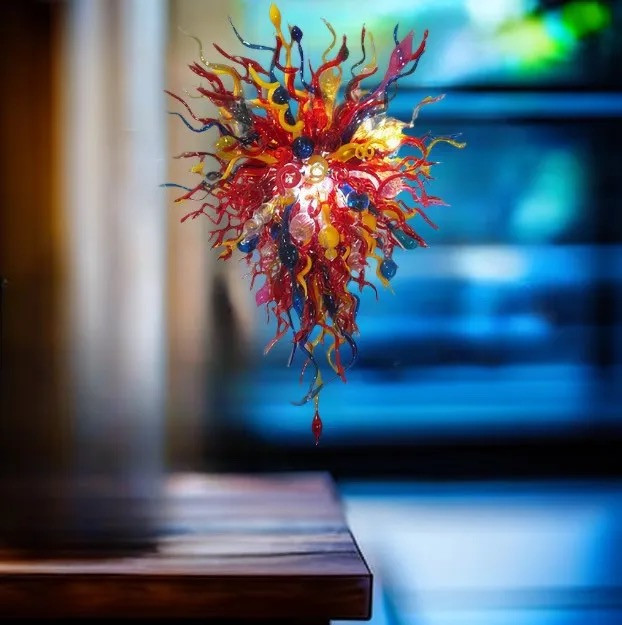 Artemis Art Blown Glass Chandelier Lighting