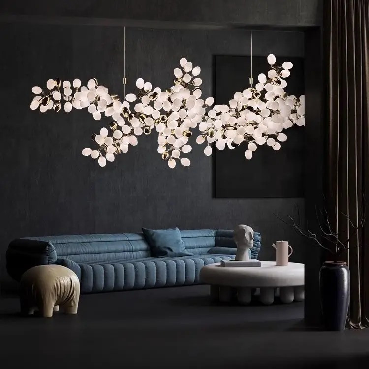 Akari Art Glass Grapes Chandelier Lighting