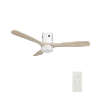 52" Flush Mount Ceiling Fan With Light, Indoor & Outdoor Ceiling Fan