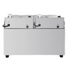 Buffalo Twin Tank Twin Basket 2x8Ltr Countertop Fryer with Timers 2x2.9kW FC375