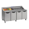 Williams Onyx 4 Door Refrigerated Prep Counter 835Ltr CPC4-SS FD368