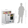 Polar G-Series Pizza Prep Counter Fridge 288Ltr G603