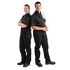 Whites Vegas Unisex Chefs Jacket Short Sleeve Black XXL A439-XXL