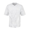 Chefs Works Montreal Cool Vent Unisex Short Sleeve Chefs Jacket White S A914-S