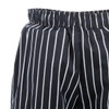 Chef Works Designer Baggy Pant Black and White Striped S A940-S