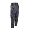 Chef Works Designer Baggy Pant Black and White Striped S A940-S