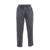 Chef Works Designer Baggy Pant Black and White Striped XS A940-XS