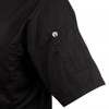 Chefs Works Montreal Cool Vent Unisex Short Sleeve Chefs Jacket Black 4XL B054-4XL
