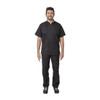 Chef Works Springfield Zipper Mens Chefs Jacket Black L B472-L