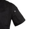 Chef Works Springfield Zipper Mens Chefs Jacket Black XL B472-XL