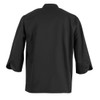 Whites Unisex Atlanta Chef Jacket Black Teflon Size L BB577-L