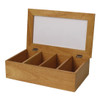 Olympia Hevea Wood Tea Box CB808