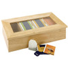 Olympia Hevea Wood Tea Box CB808
