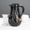 Olympia Insulated Swirl Jug Black 1.2Ltr CH117