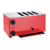 Rowlett Regent 4 Slot Toaster Traffic Red with 2x Additional Elements CH175