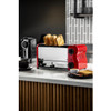 Rowlett Esprit 4 Slot Toaster Traffic Red w/2x Additional Elements & Sandwich Cage CH184