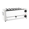 Rowlett Esprit Toaster White 6 Slot w/2x Additional Elements & Sandwich Cage CH186