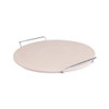 Round Pizza Stone with Metal Serving Rack 15in CL714