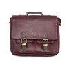 Boldric Messenger Leather Knife Bag Brown 10 Slots CM558