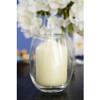 Ivory Pillar Short 3inch Candle (Pack of 12) CR448