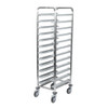 Matfer Bourgeat 12 Tray Cafeteria Trolley Grey CX726