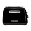 KitchenAid Classic 2 Slot Toaster Black 5KMT2115BOB CX939