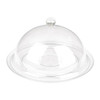 Olympia Kristallon Polycarbonate Display Plate Clear 282(Ø)mm FE472