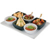 APS Pure Melamine Black Square Mini Bowl GF133