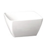 APS Pure Melamine White Square Bowl 190mm GF136