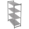 Cambro Basics Plus Stationary Vented 4 Tier Shelving Units 1830 x 915x 460mm GH617
