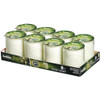 Star Light Clear Glass Candle Jars (Pack of 8) GJ469