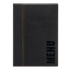 Securit Contemporary Menu Cover Black A4 H713