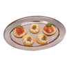 Olympia Stainless Steel Oval Serving Tray 300mm K363