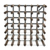 Wine Rack Dark Wood 42 Bottle DN634