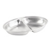 Olympia Oval Vegetable Dish Two Compartments 200mm P184