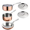 Vogue Cook Like A Pro 3-Piece Tri-Wall Copper Cookware Set SA655