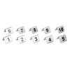 Olympia Stainless Steel Table Numbers 1-10 (Pack of 10) U046