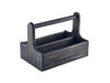 Black Wooden Table Caddy Group Image