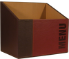 Contemporary Menu Box + 20 A4 Wine Red Menus