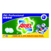 Full shot of Ariel Laundry Detergent Tablets packaging.