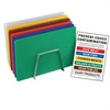 Side shot of High Density Chopping Board set of 6 with indicator for uses of each colour coded boards.