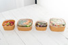 Compostable Square Kraft Takeaway Containers