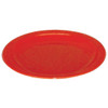 Top view of Olympia Kristallon Polycarbonate Plates Red 230mm.