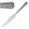 Olympia Kings Solid Handle Table Knife in  a slanting position.